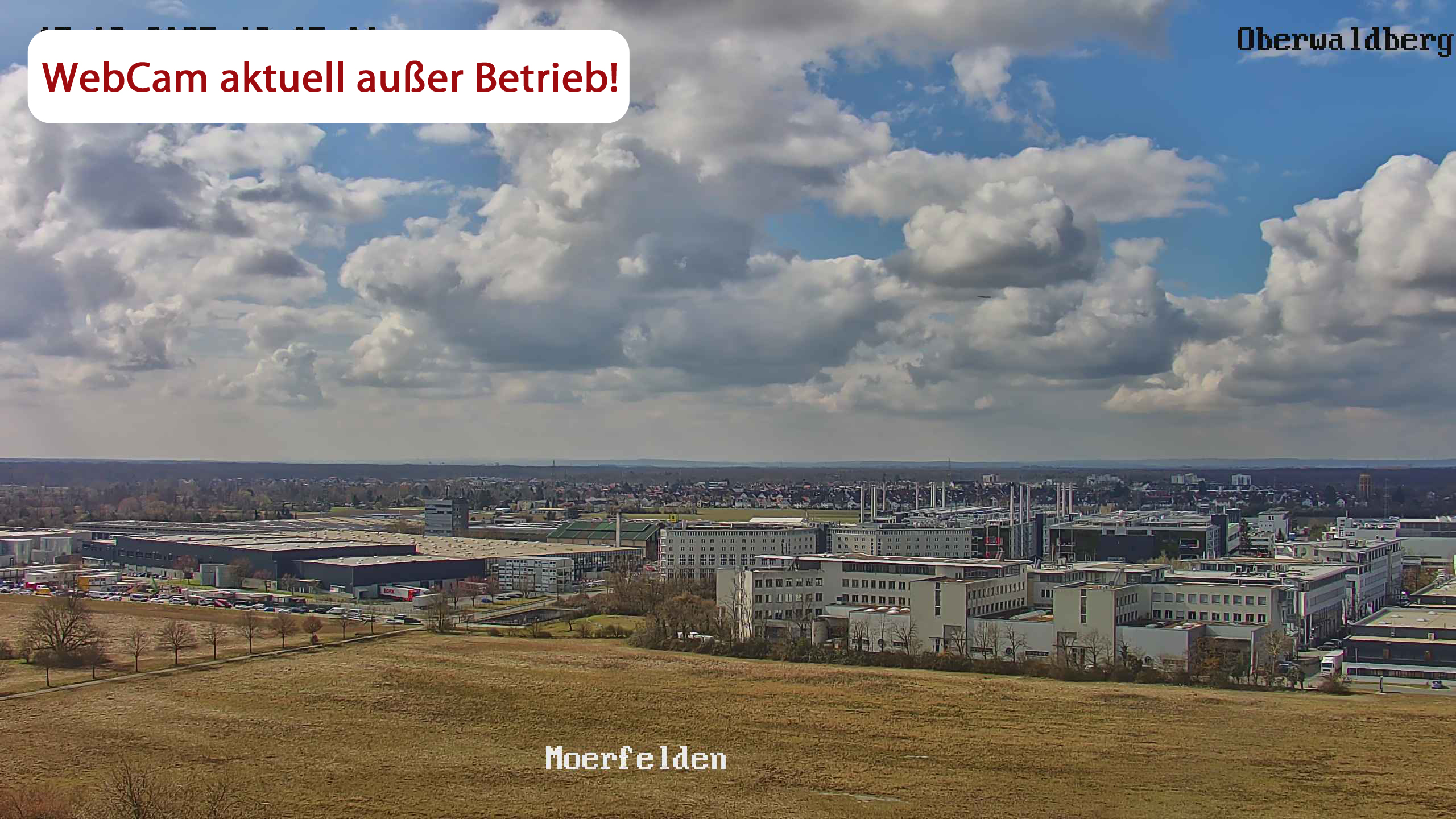 Livebild der WebCam Oberwaldberg in Mörfelden-Walldorf, Südhessen