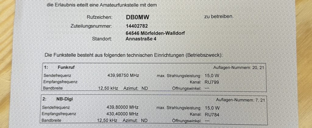 DB0MW – Amateurfunkstelle
